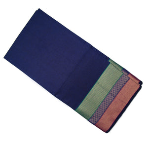 Precut 1 meter - South Cotton Jacquard Fabric with Border